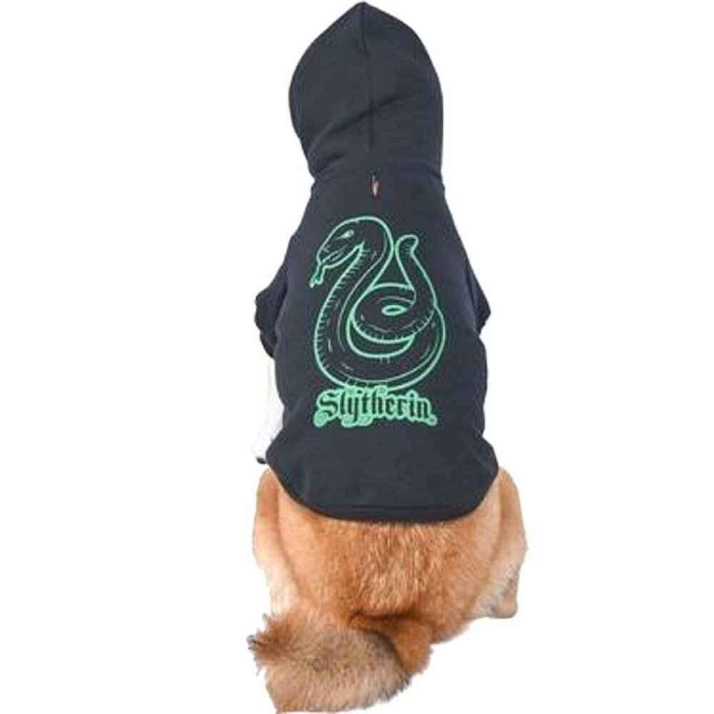 NWT HARRY POTTER Slytherin Dog Apparel Outfit Hoodie – Large